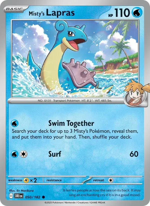 Misty's Lapras - 050/244 - Destined Rivals