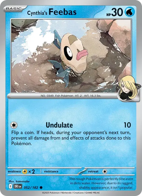 Cynthia's Feebas - 052/244 - Destined Rivals