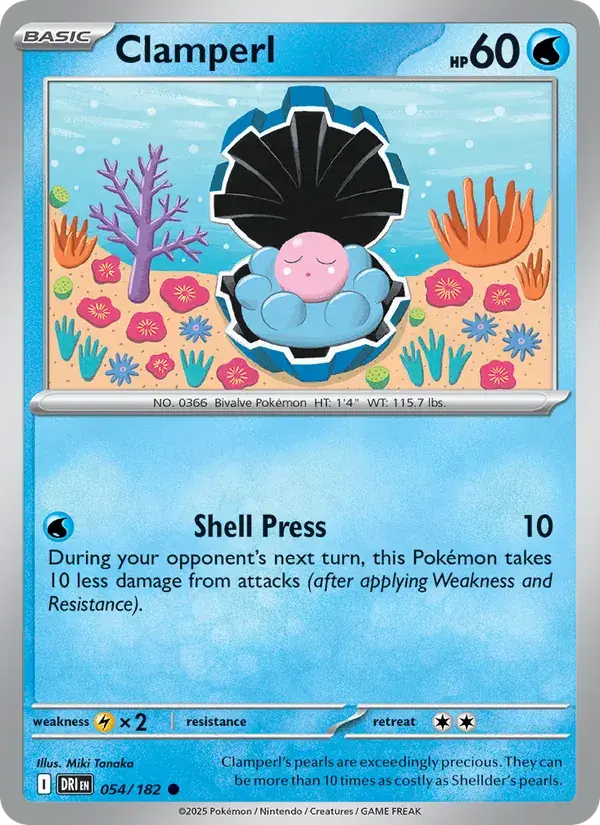 Clamperl - 054/244 - Destined Rivals