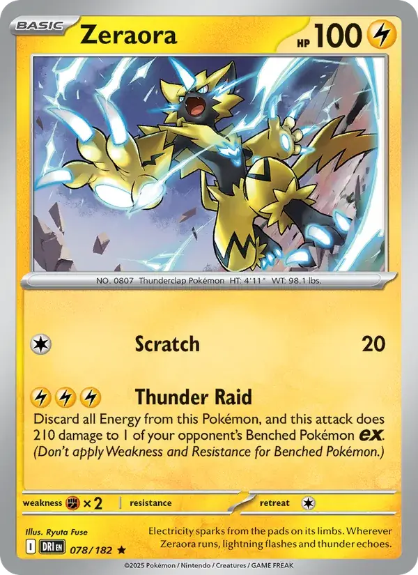 Zeraora - 078/244 - Destined Rivals