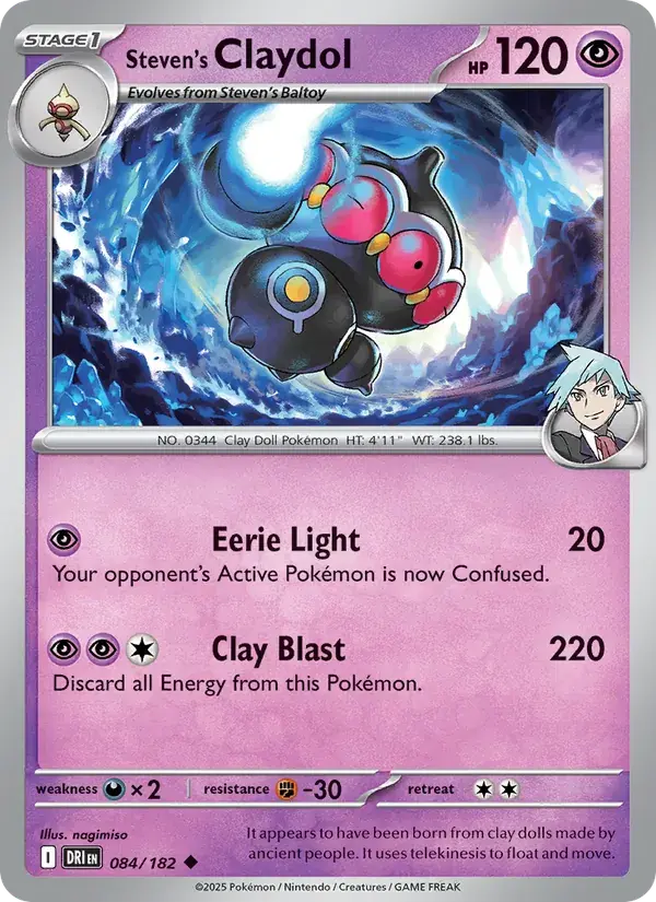 Steven's Claydol - 084/244 - Destined Rivals