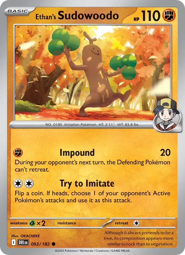 Ethan's Sudowoodo - 093/244 - Destined Rivals