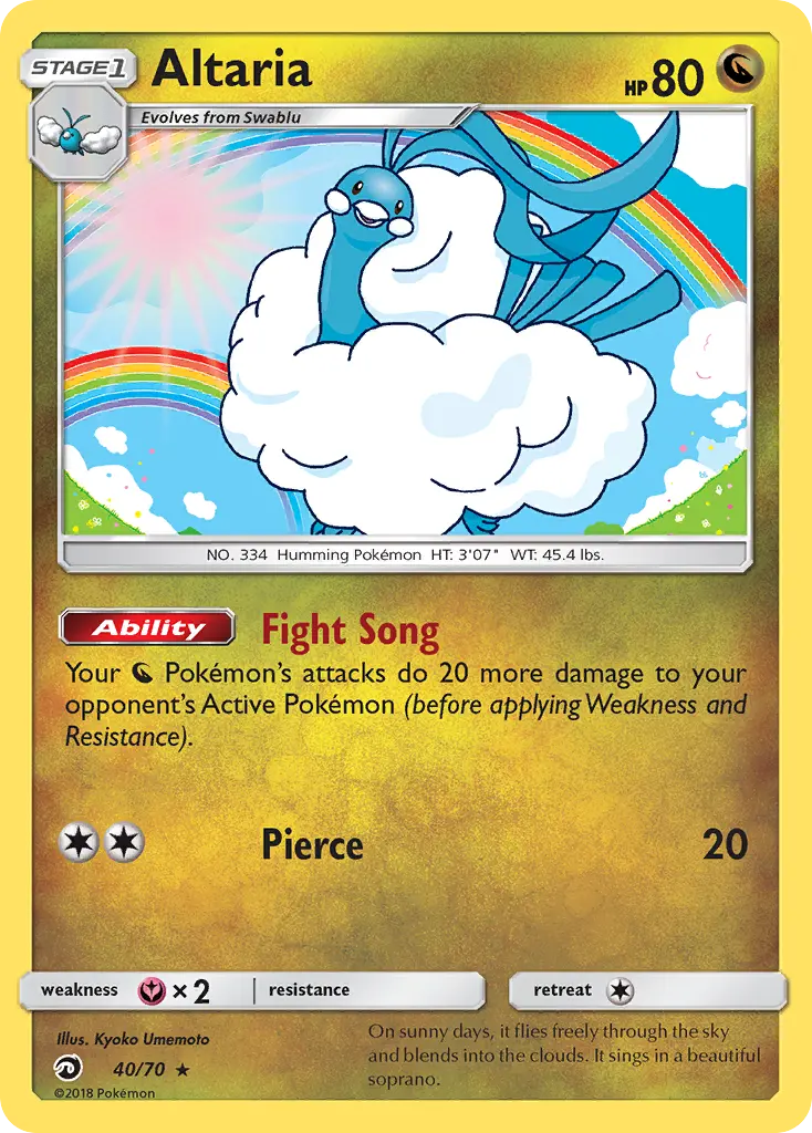 Altaria - 40/78 - Majesté Des Dragons