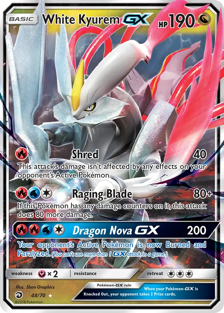 Kyurem Blanc GX - 48/78 - Majesté Des Dragons
