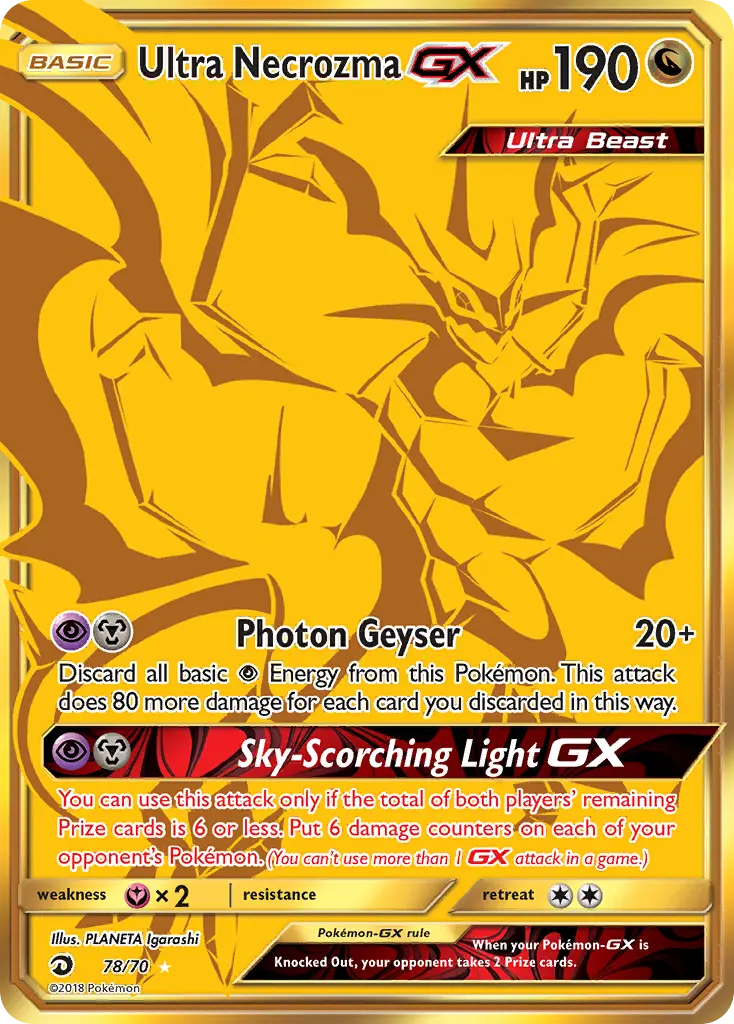 Ultra-Necrozma GX - 78/78 - Majesté Des Dragons