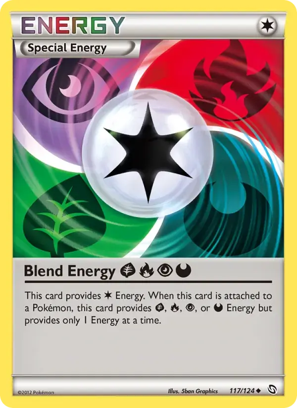 Blend Energy Grass Fire Psychic Darkness - 117/128 - Dragons Exalted