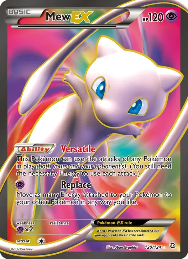 Mew-EX - 120/128 - Dragons Exalted