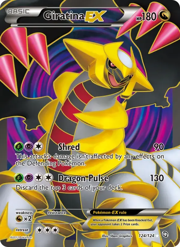 Giratina-EX - 124/128 - Dragons Exalted