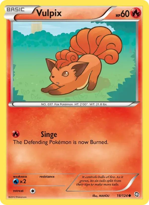 Vulpix - 18/128 - Dragons Exalted