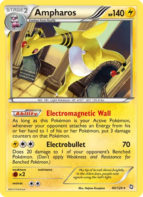 Ampharos - 40/128 - Dragons Exalted