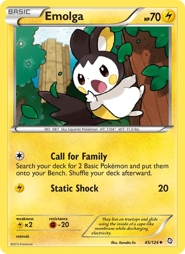 Emolga - 45/128 - Dragons Exalted