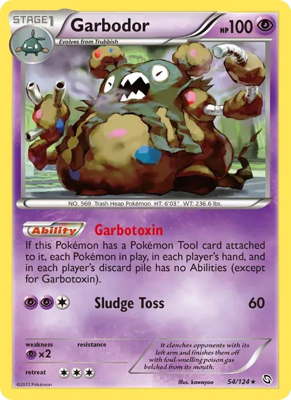 Garbodor - 54/128 - Dragons Exalted