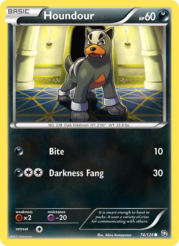 Houndour - 74/128 - Dragons Exalted
