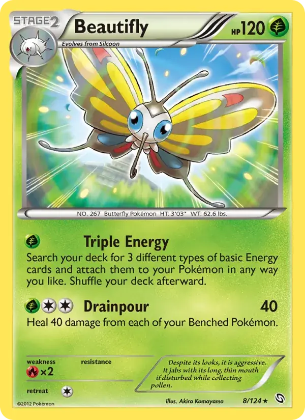 Beautifly - 8/128 - Dragons Exalted