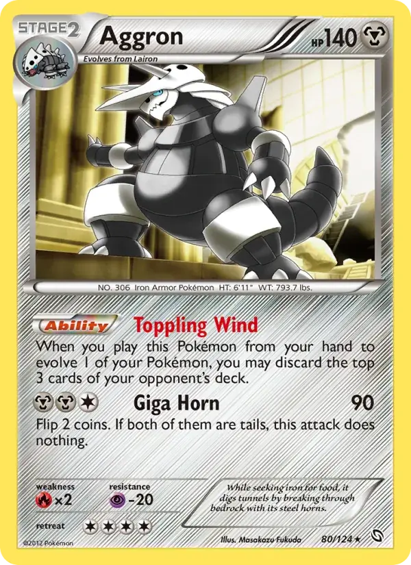 Aggron - 80/128 - Dragons Exalted