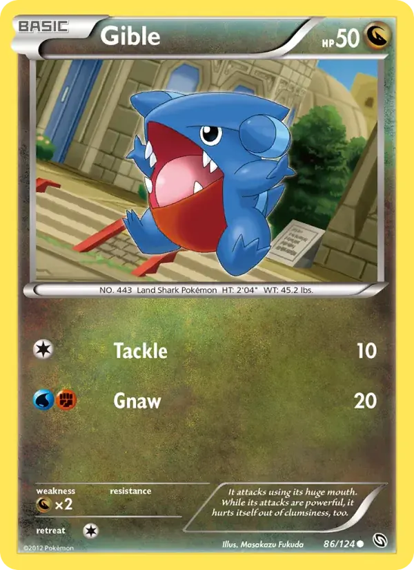Gible - 86/128 - Dragons Exalted