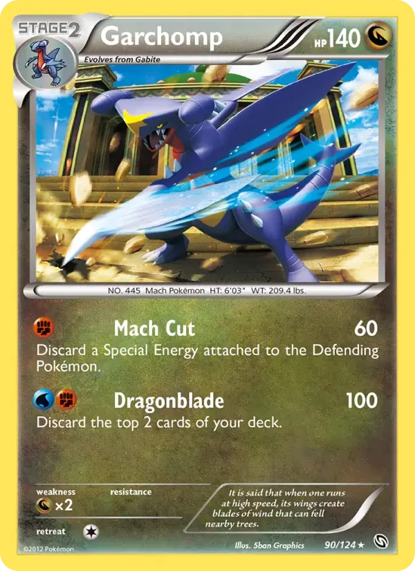 Garchomp - 90/128 - Dragons Exalted