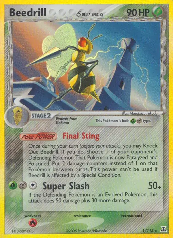 Beedrill δ - 1/114 - Delta Species