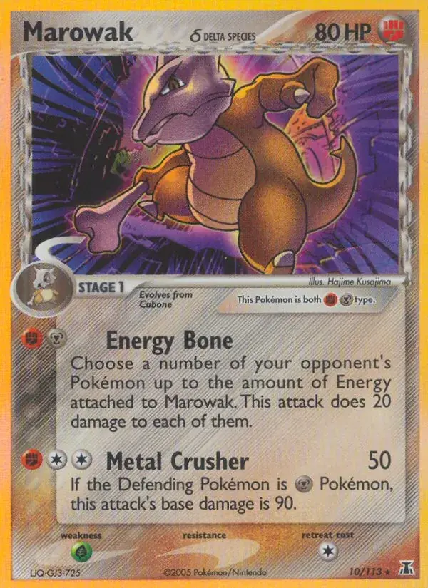 Marowak δ - 10/114 - Delta Species