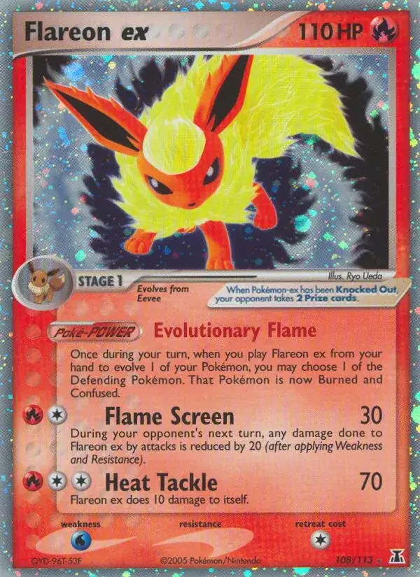 Flareon ex - 108/114 - Delta Species