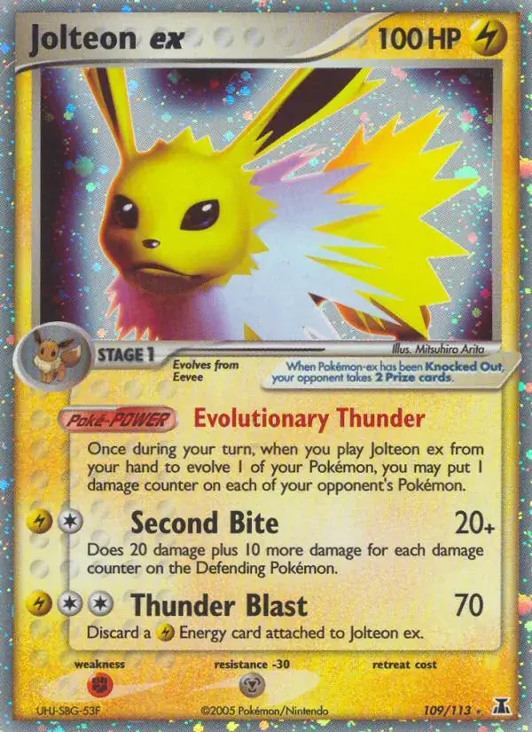Jolteon ex - 109/114 - Delta Species