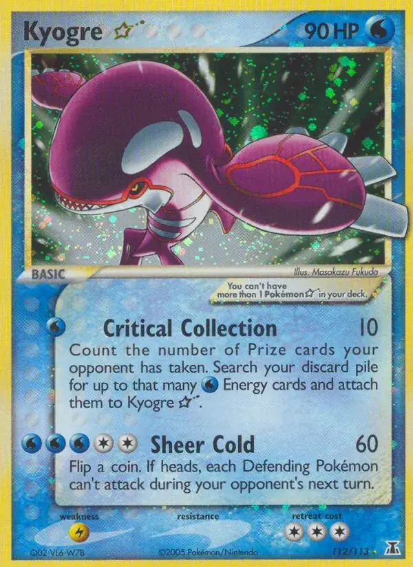 Kyogre Star - 112/114 - Delta Species