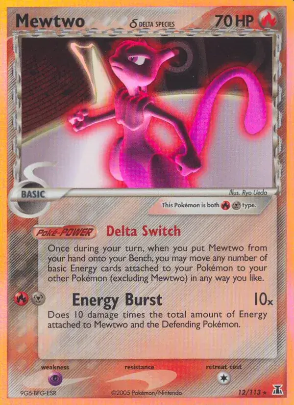 Mewtwo δ - 12/114 - Delta Species