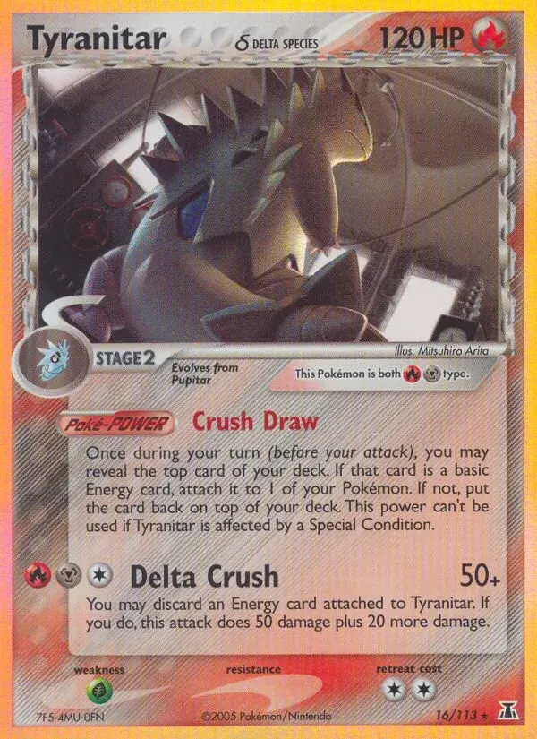 Tyranitar δ - 16/114 - Delta Species