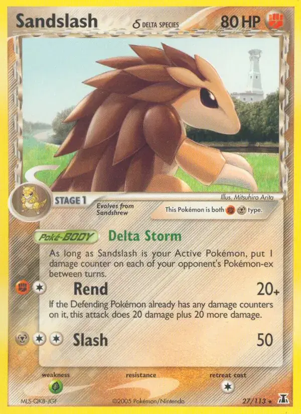 Sandslash δ - 27/114 - Delta Species
