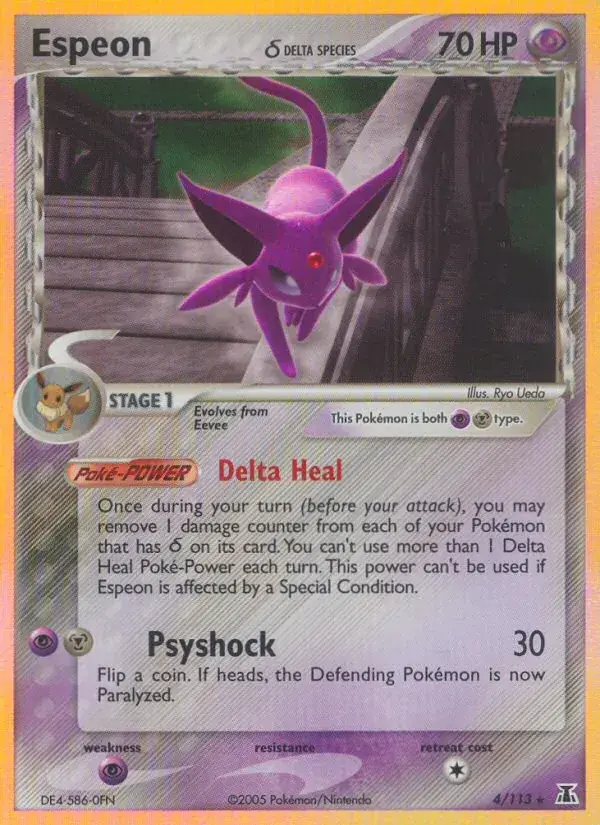 Espeon δ - 4/114 - Delta Species