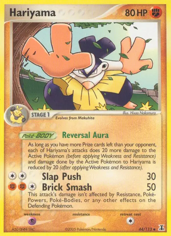 Hariyama - 44/114 - Delta Species