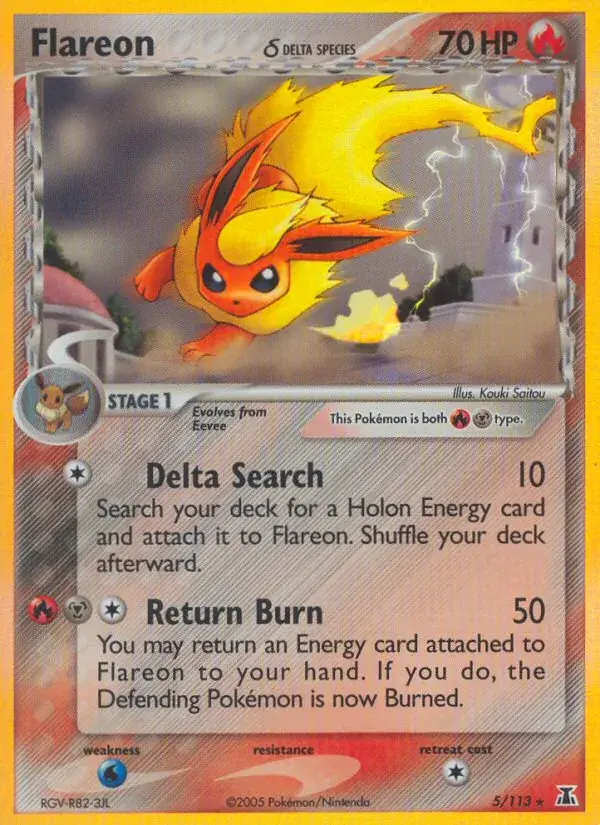 Flareon δ - 5/114 - Delta Species