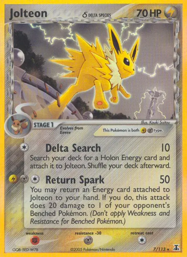 Jolteon δ - 7/114 - Delta Species