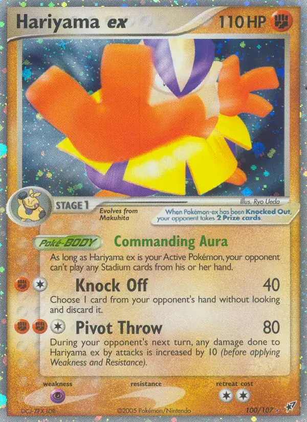 Hariyama ex - 100/108 - Deoxys