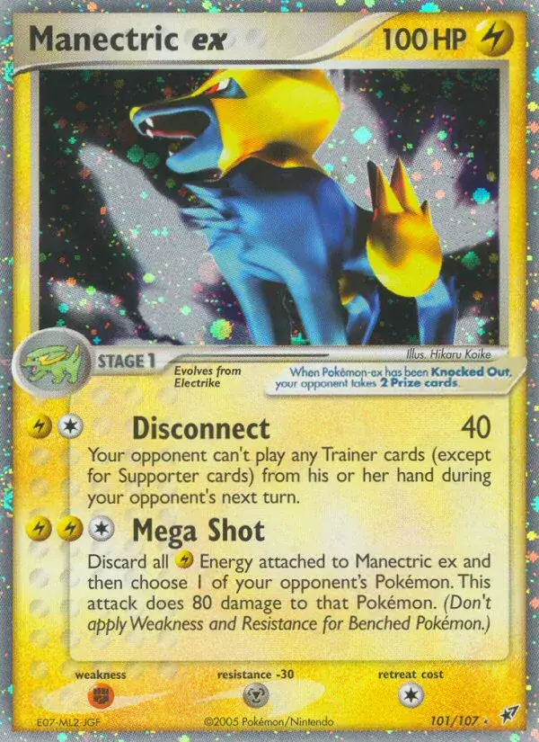 Manectric ex - 101/108 - Deoxys