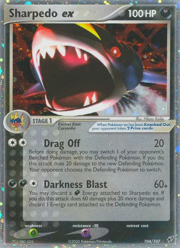 Sharpedo ex - 104/108 - Deoxys