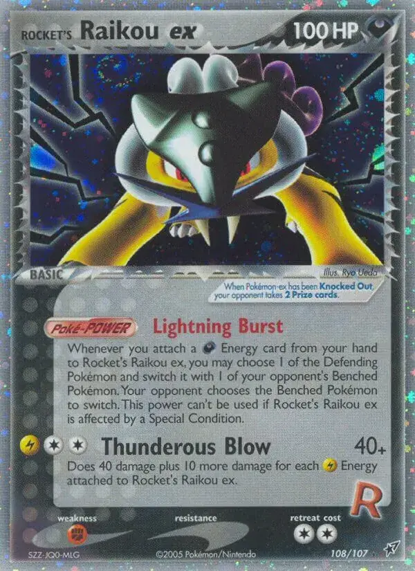 Rocket's Raikou ex - 108/108 - Deoxys