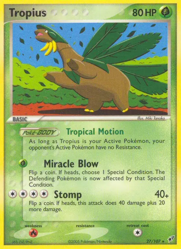 Tropius - 27/108 - Deoxys