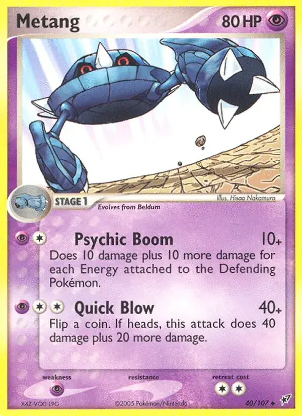 Metang - 40/108 - Deoxys