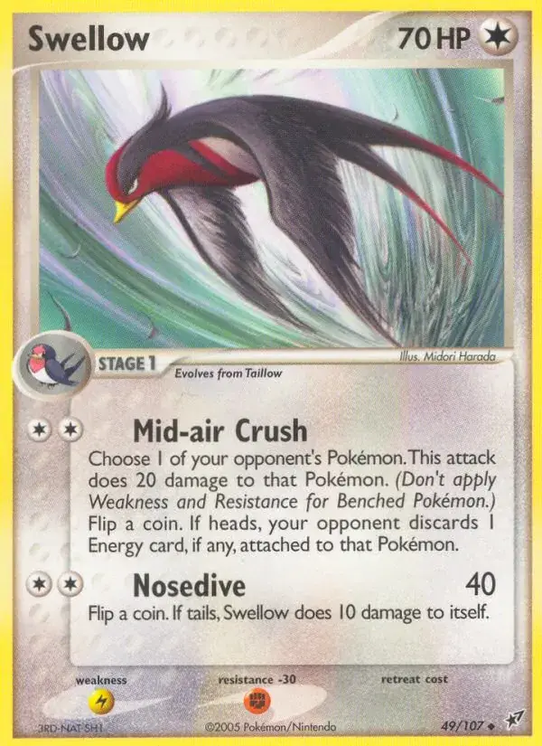 Swellow - 49/108 - Deoxys