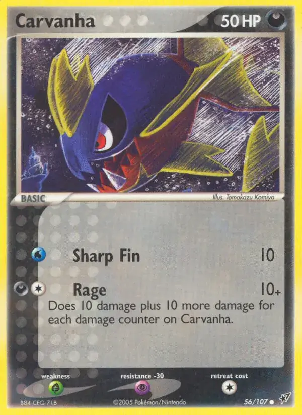 Carvanha - 56/108 - Deoxys