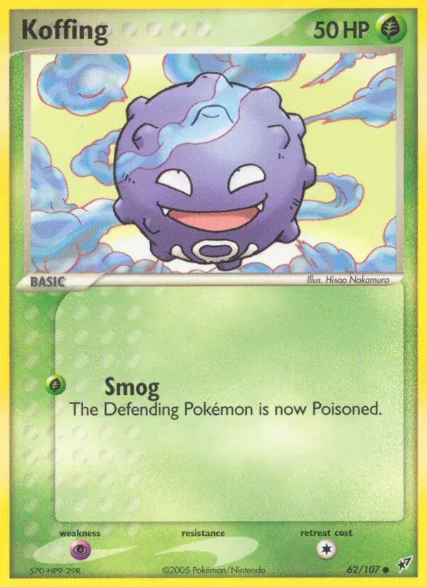Koffing - 62/108 - Deoxys
