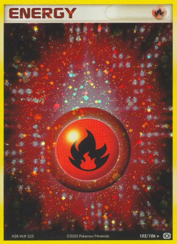 Fire Energy - 102/107 - Emerald