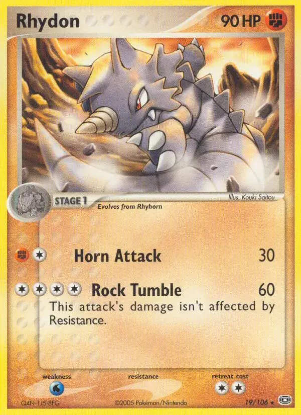 Rhydon - 19/107 - Emerald