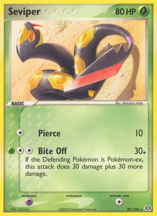 Seviper - 20/107 - Emerald