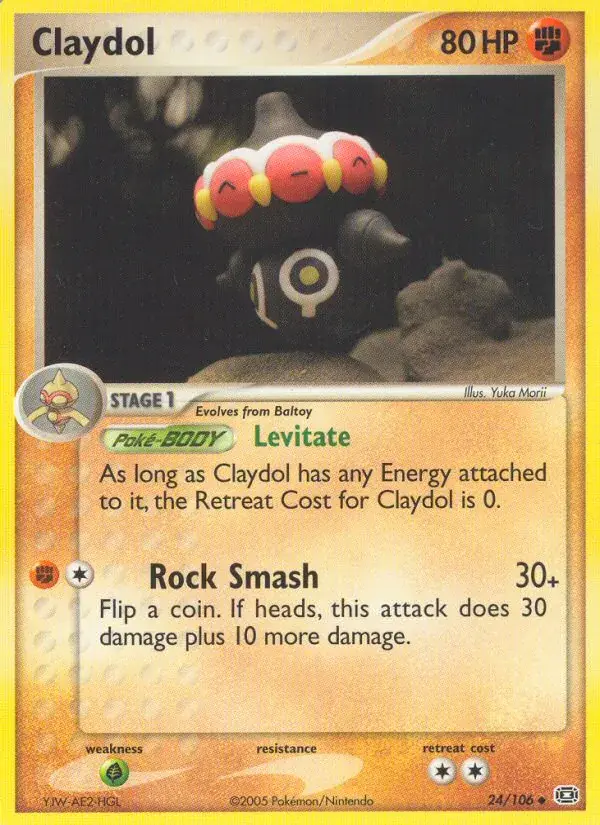 Claydol - 24/107 - Emerald