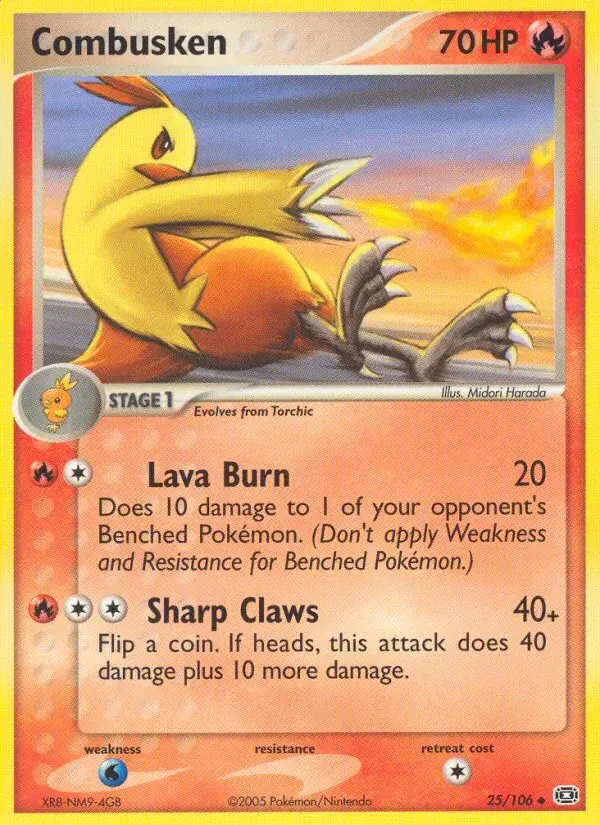 Combusken - 25/107 - Emerald