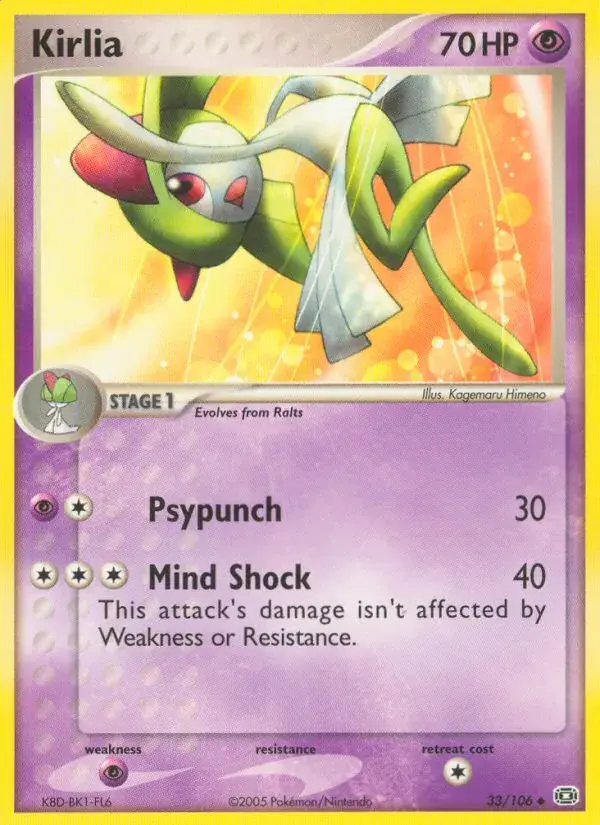 Kirlia - 33/107 - Emerald