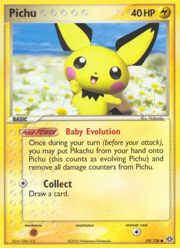 Pichu - 59/107 - Emerald