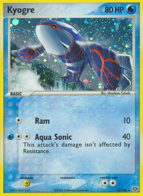 Kyogre - 6/107 - Emerald